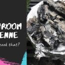 Cheese mushroom julienne