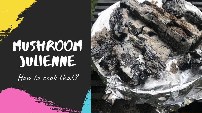 Cheese mushroom julienne